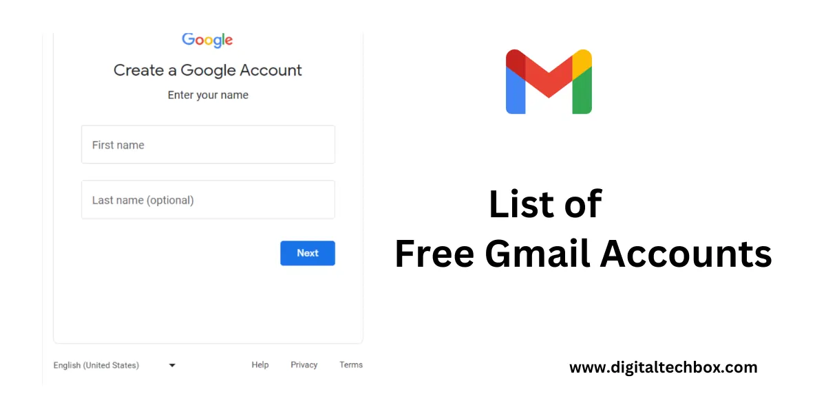 Free Gmail Accounts