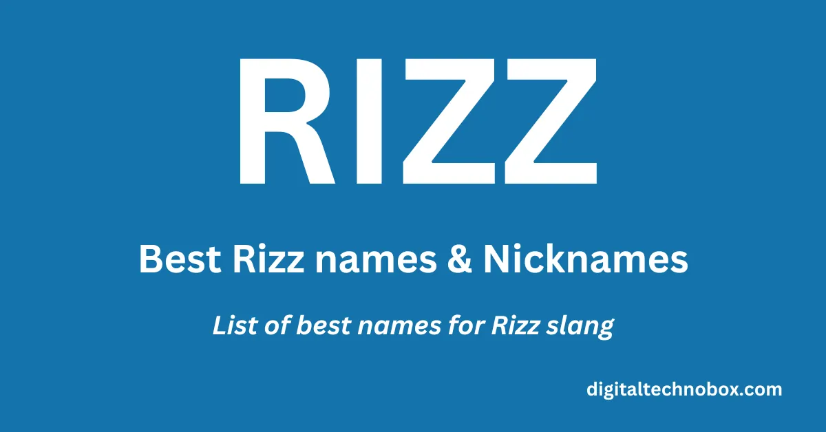 Rizz names